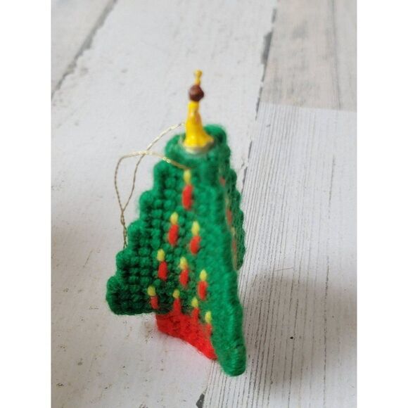 Crochet Xmas tree angel topper ornament Xmas decor - Picture 3 of 4
